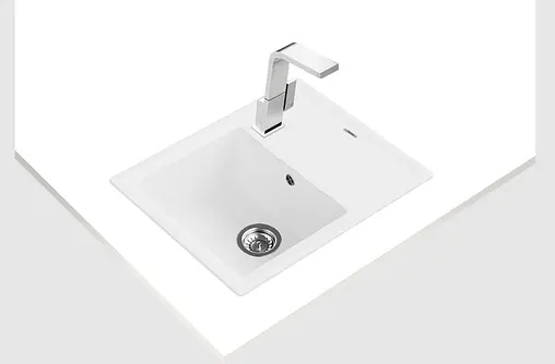 Мойка кухонная Teka Stone 45 S-TG 1B 1D белый арктик 115330047