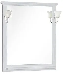 Зеркало Aquanet Лагуна 85 белый 00175305 Зеркало Aquanet Лагуна 85 белый 00175305, 1