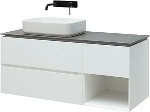 Тумба-умывальник подвесная Allen Brau Infinity 120 L белый 1.21005.WM+ Тумба-умывальник подвесная Allen Brau Infinity 120 L белый 1.21005.WM+, 4