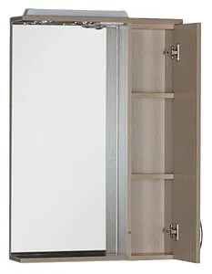 Шкаф-зеркало Aquanet Донна 60 R дуб светлый 00168928, 4