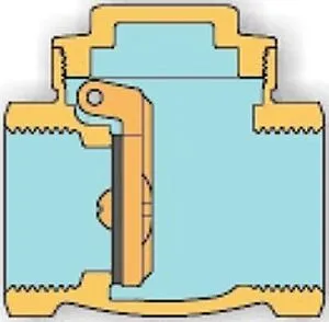 Клапан обратный поворотный 4&quot;в x 4&quot;в Tiemme clapet FULL 3500042, 3