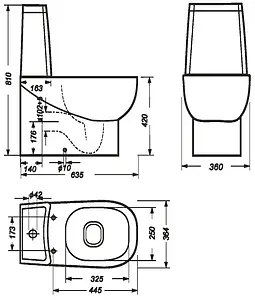 Унитаз-компакт Sanita Luxe Infinity белый INFSLCC01040522 Унитаз-компакт Sanita Luxe Infinity белый INFSLCC01040522, 2