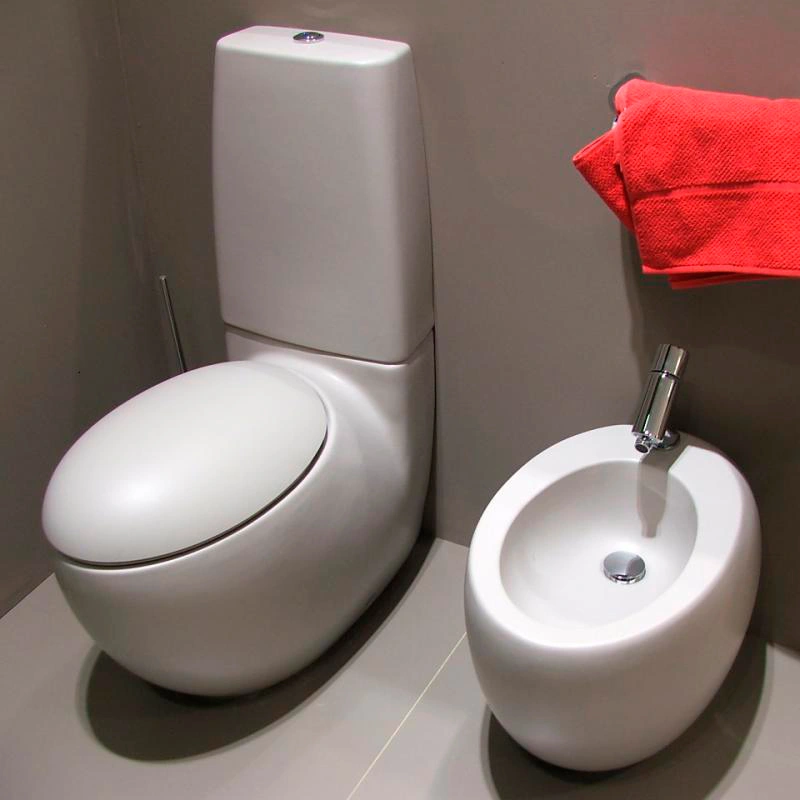 Унитаз-компакт Laufen Alessi One c покрытием LCC белый 8.2297.6.400.000.1+8.2697.1.400.880.1