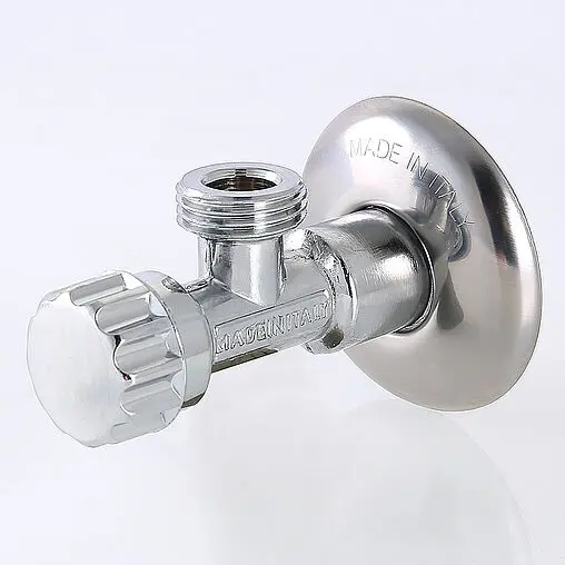 Вентиль регулирующий угловой ½"н x ⅜"н хром Valtec VT.281.GBC.0403 Вентиль регулирующий угловой ½"н x ⅜"н хром Valtec VT.281.GBC.0403