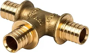 Тройник аксиальный соединительный 16мм Stout SFA-0013-000016 Тройник аксиальный соединительный 16мм Stout SFA-0013-000016, 1