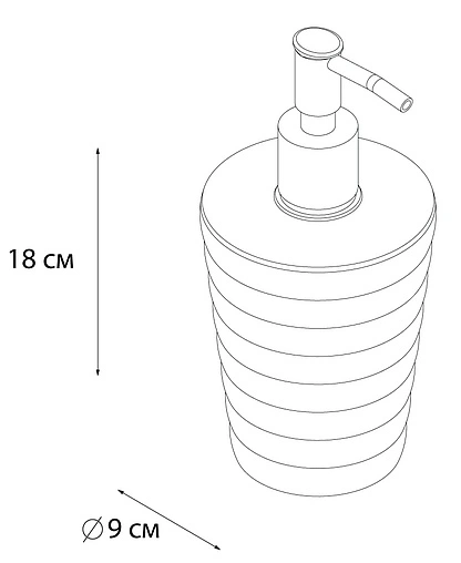 Дозатор для жидкого мыла Fixsen Glady FX-80-04