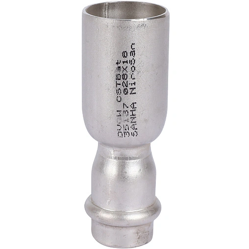 Муфта пресс редукционная однораструбная 28мм x 18мм Sanha NiroSan 9243 692432818