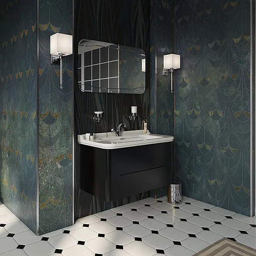 Тумба под умывальник Kerasan Waldorf 100 Nero matt 925531