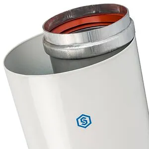 Коаксиальный удлинитель Ø 60/100мм L=1000мм (Al) Stout SCA-6010-001000, 4