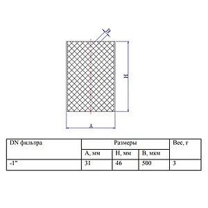 Сетка сменная для фильтров Valtec VT.050.N.06 Сетка сменная для фильтров Valtec VT.050.N.06, 2