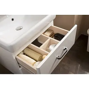 Тумба-умывальник подвесная Aquaton Америна 80 белый 1A1377K1AM010, 5