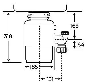 Измельчитель пищевых отходов Teka TR 750 115890014 Измельчитель пищевых отходов Teka TR 750 115890014, 2