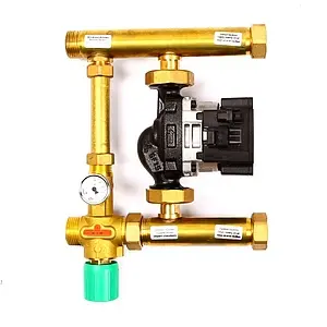 Узел насосно-смесительный с насосом Grundfos UPM3 25-70 Uni-fitt Multimix 477E1500, 3