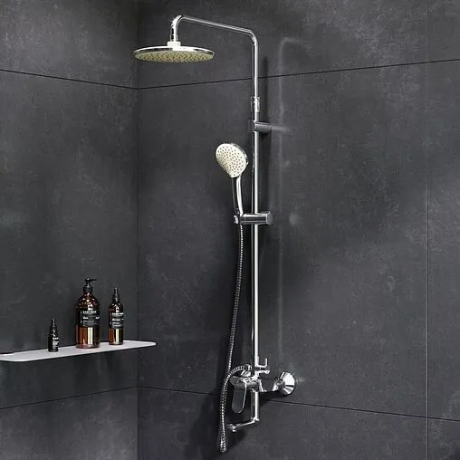 Душевая система со смесителем для ванны Am.Pm Sunny хром F0785C900 Душевая система со смесителем для ванны Am.Pm Sunny хром F0785C900