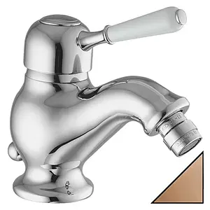 Смеситель для биде Fima Carlo Frattini Bell бронза/белый F3362BR Смеситель для биде Fima Carlo Frattini Bell бронза/белый F3362BR, 1