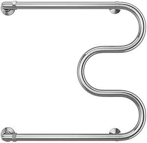 Полотенцесушитель водяной Terminus М-образный AISI 1&quot; БШ 600х600 полированная сталь 4620768880957, 3