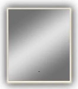 Зеркало с подсветкой Continent Trezhe Led 60x70 с бесконтактным сенсором белый ЗЛП542, 1