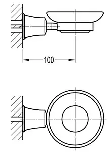 Мыльница Swedbe Terracotta Art терракотовый 2542, 2