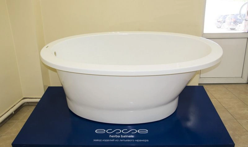 Ванна отдельностоящая из искусственного камня Esse Milos 178.5x104 белый EMIL1785 Ванна отдельностоящая из искусственного камня Esse Milos 178.5x104 белый EMIL1785