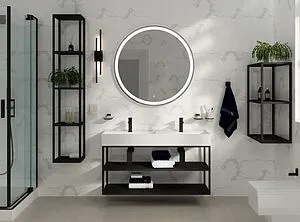 Консоль с умывальником подвесная Cezares Cadro 120 чёрный CADRO-120/46/58-2C-SO-MET-ST+CADRO-120-MENS-NERO+CADRO-120-MENS-NERO Консоль с умывальником подвесная Cezares Cadro 120 чёрный CADRO-120/46/58-2C-SO-MET-ST+CADRO-120-MENS-NERO+CADRO-120-MENS-NERO, 5