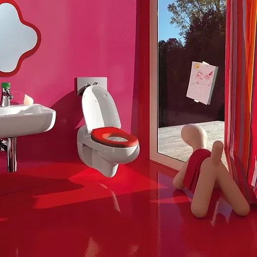 Унитаз подвесной детский Laufen Florakids белый 8.2003.1.000.000.1