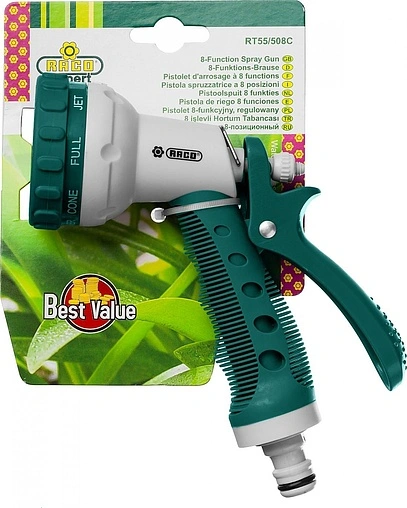 Пистолет-распылитель 8-позиционный регулируемый ½&quot; Raco Best Value 4255-55/508C-18