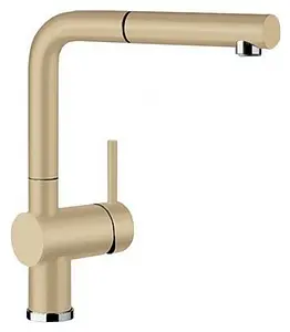 Смеситель для кухни с выдвижным изливом Blanco Linus-S шампань 516694 Смеситель для кухни с выдвижным изливом Blanco Linus-S шампань 516694, 1