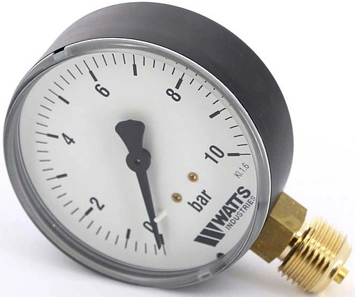 Манометр радиальный Watts MRP 80мм 10 бар ½&quot; 10007793