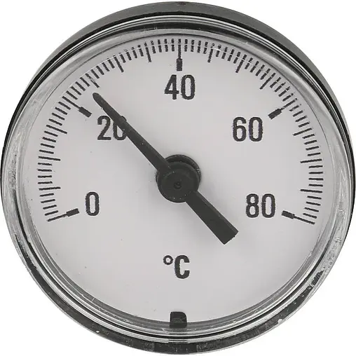 Термометр биметаллический Itap 40мм 80°С гильза 50мм ⅜&quot; 493B03840P