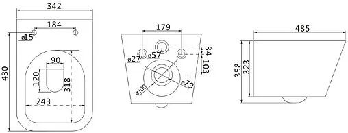 Комплект 5 в 1 Lemark Peneda Expert+Bit+ Florex White 100121423 с кнопкой Bit 9801005 хром глянцевый