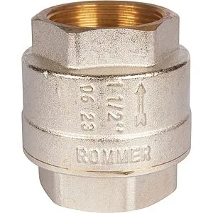 Клапан обратный пружинный 1½"в x 1½"в Rommer RVC-0001-000040 Клапан обратный пружинный 1½"в x 1½"в Rommer RVC-0001-000040, 1