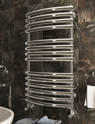 Полотенцесушитель водяной лесенка Terminus Капри П14 450х1006 полированная сталь 4620768887185