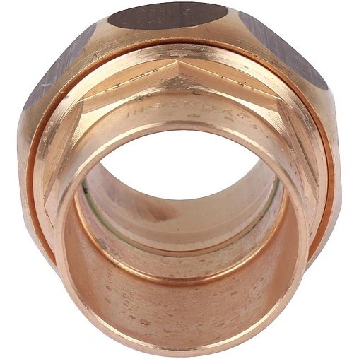 Американка пайка прямая (плоское уплотнение) 42мм Sanha 4330 1433042