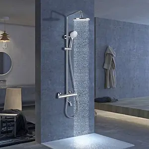 Душевая система с термостатом для ванны SMARTsant Смарт хром SM1209AA Душевая система с термостатом для ванны SMARTsant Смарт хром SM1209AA, 3