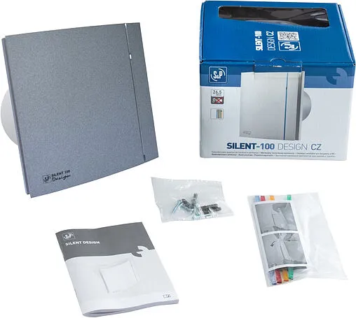 Вентилятор вытяжной Soler &amp; Palau SILENT-100 CZ STONE GREY DESIGN 4C