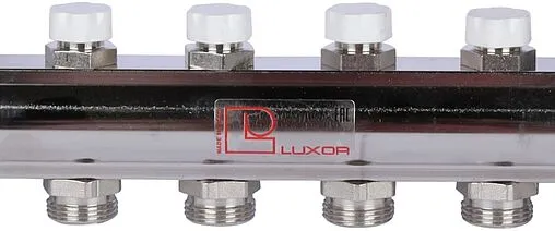 Группа коллекторная без расходомеров 12 отводов 1&quot;в/в x ¾&quot;ек Luxor CD 468M/12 15552712MN