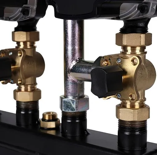 Насосный модуль с 3-х ходовым смесительным клапаном 1"н х ¾"в Meibes Kombimix 2 MK M26101.3OSRU с насосом Grundfos UPM3 Hybrid 15-70