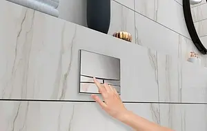 Клавиша смыва для унитаза BERGES Novum F5 Soft Touch 040055 черный матовый Клавиша смыва для унитаза BERGES Novum F5 Soft Touch 040055 черный матовый, 3