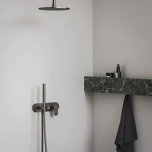 Смеситель для душа скрытого монтажа Ravak Eleganta графит X070337 Смеситель для душа скрытого монтажа Ravak Eleganta графит X070337