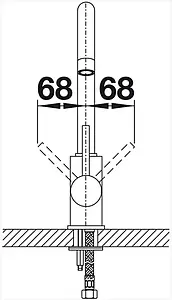 Смеситель для кухни Blanco Mida Silgranit чёрный матовый 526777 Смеситель для кухни Blanco Mida Silgranit чёрный матовый 526777, 2