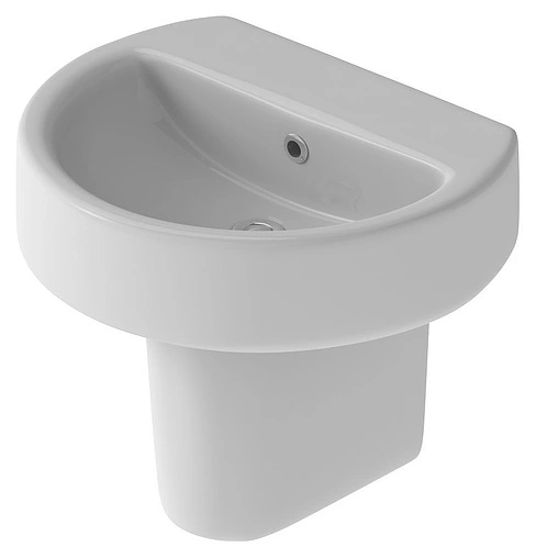 Раковина Sanita Luxe Best 55 белый WB.PD/Best/55-C/WHT.G/S1