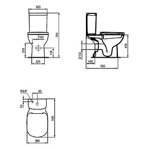 Чаша унитаза Ideal Standard Tempo белый T331201 Чаша унитаза Ideal Standard Tempo белый T331201, 2