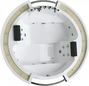 Ванна акриловая с гидромассажем Gemy 210x210 G9060 B Ванна акриловая с гидромассажем Gemy 210x210 G9060 B, 1