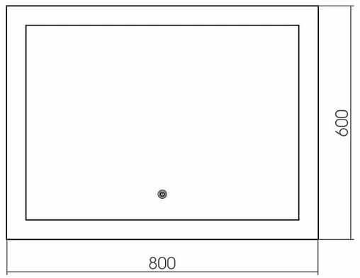 Зеркало с подсветкой Aquanika Basic 80 AQB6080RU46