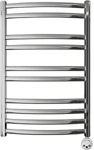 Полотенцесушитель электрический лесенка Lemark Atlantiss П10 800х500 полированная сталь LM32810RE, 3