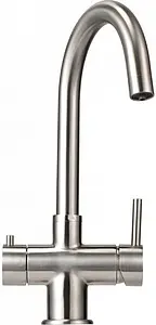 Смеситель для кухни с подключением к фильтру Swedbe Selene Carbo нержавеющая сталь 8240М Смеситель для кухни с подключением к фильтру Swedbe Selene Carbo нержавеющая сталь 8240М, 1