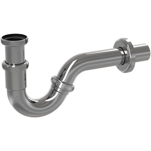 Сифон для биде AlcaPlast хром A45G