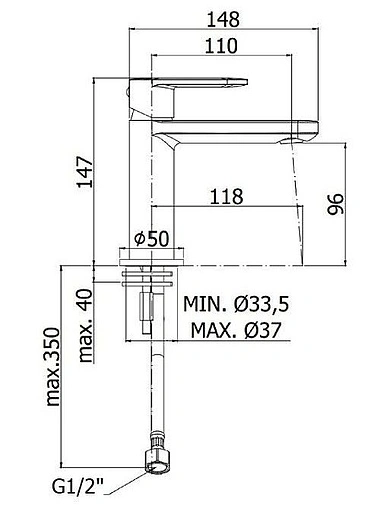 Смеситель для раковины Paffoni Candy хром CA071CR