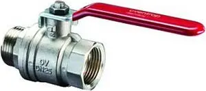 Кран шаровый ⅜"в x ⅜"н Oventrop Optibal 1076203 Кран шаровый ⅜"в x ⅜"н Oventrop Optibal 1076203, 1