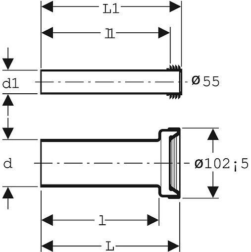 Комплект канализационной арматуры для инсталляции Geberit 152.438.46.1